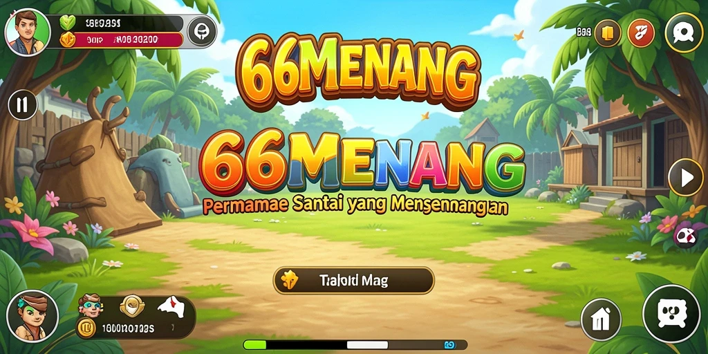 Tampilan gameplay seru di 66MENANG dengan karakter menarik.
