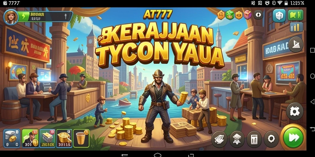 Tampilan gameplay AT777 yang menarik di dunia Tycoon.