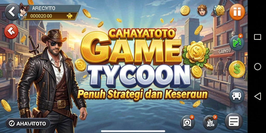 Gameplay CAHAYATOTO yang seru dan menantang dalam membangun bisnis.