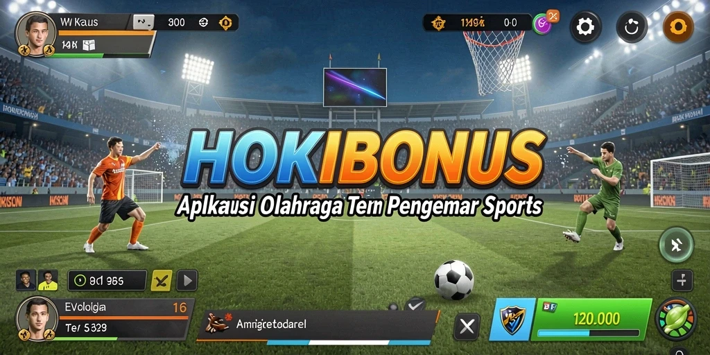 Tampilan gameplay seru HOKIBONUS dengan berbagai olahraga yang bisa dimainkan.