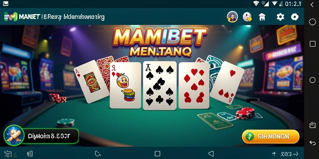 Tampilan gameplay MAMIBET yang menarik dalam permainan Domino.