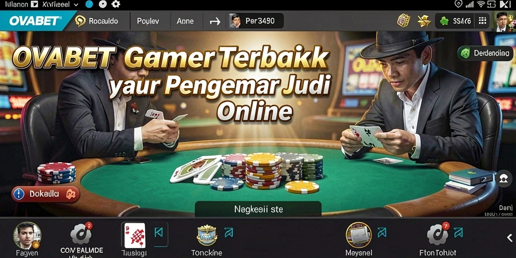 Screenshot gameplay OVABET menampilkan keseruan bermain Poker secara langsung.
