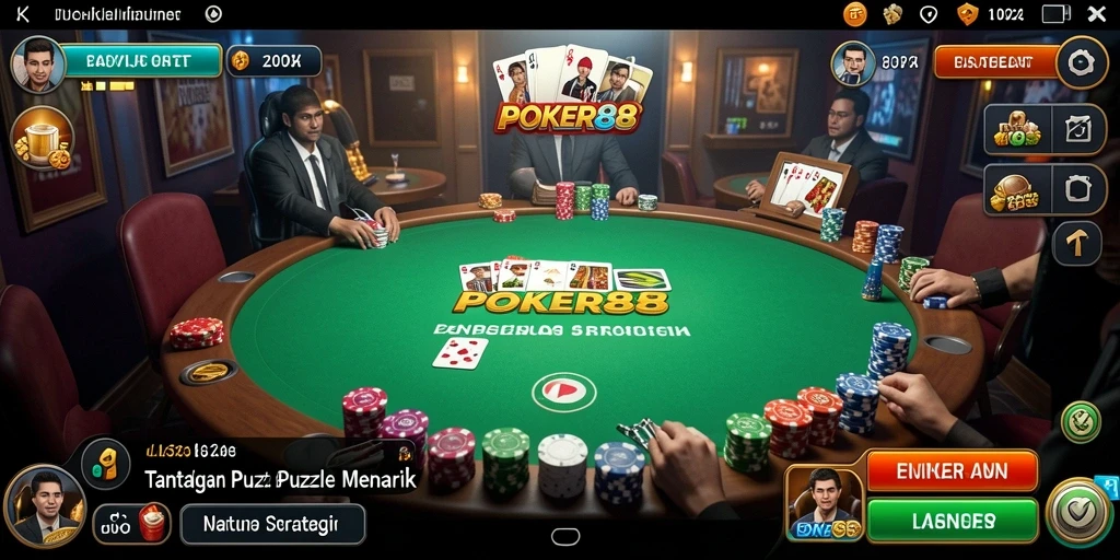 Gameplay menantang dan seru di POKER88, siap untuk beraksi!