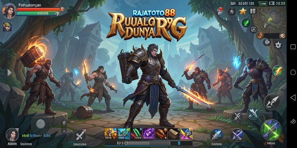 Tangkapan layar RAJATOTO88 menunjukkan grafis RPG yang menakjubkan dan gameplay mendalam.