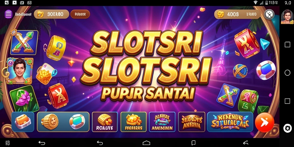 Screenshot SLOTSRI menampilkan gameplay seru dengan grafik yang menawan.