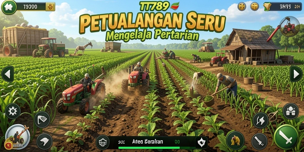 Gameplay seru dengan pengelolaan pertanian yang mengasyikkan.