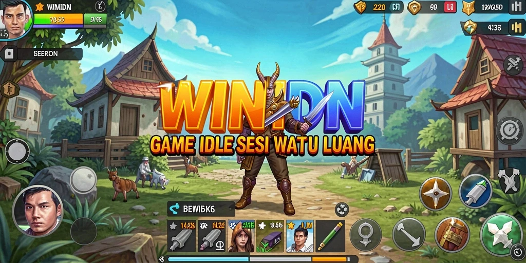 Tampilan permainan WINIDN yang menarik dan ikonik.